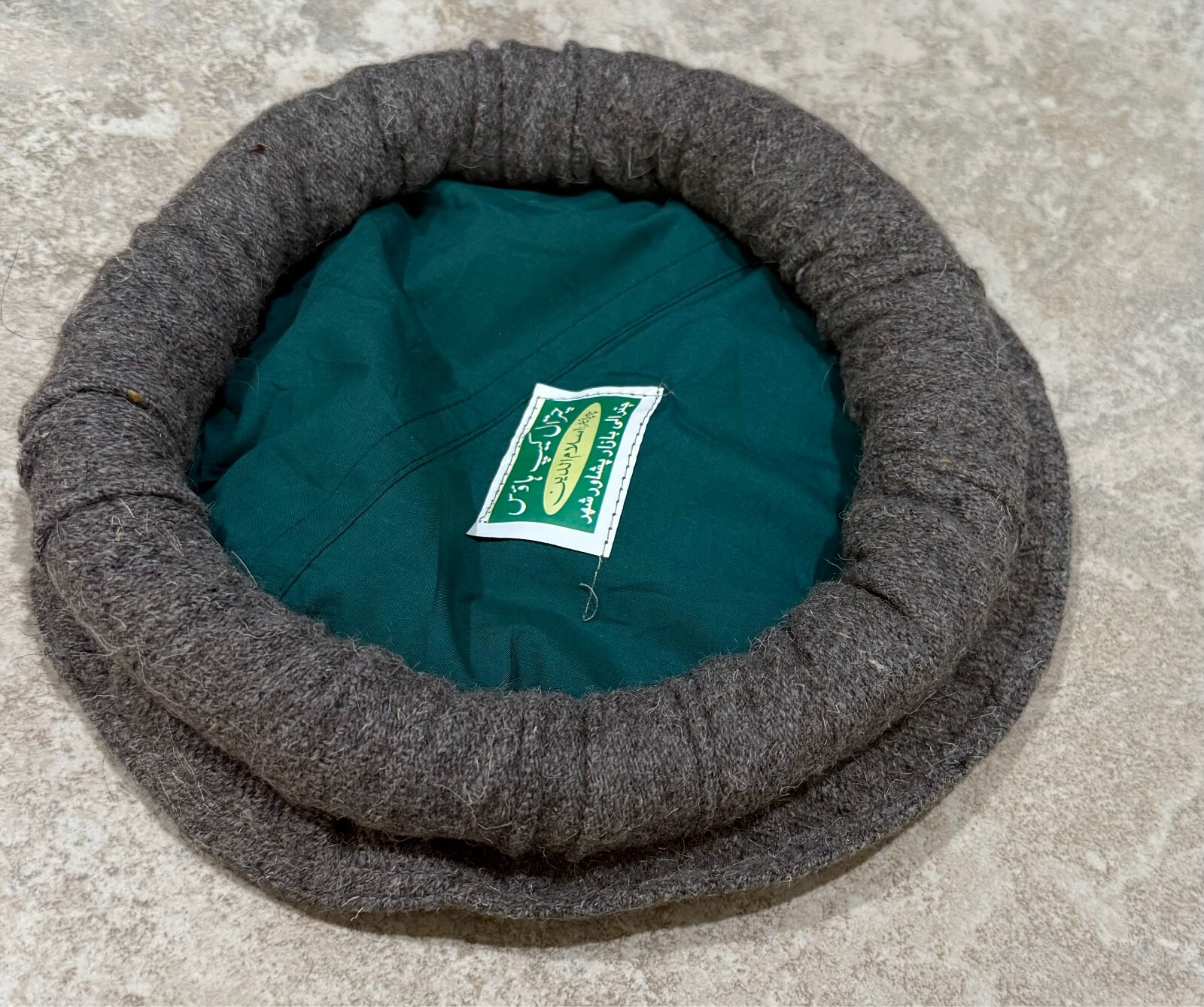 Afghan Pakistan Chitrali Pashtun Tribal Pakol Cap Kufi Topi Pakul Hat Grey