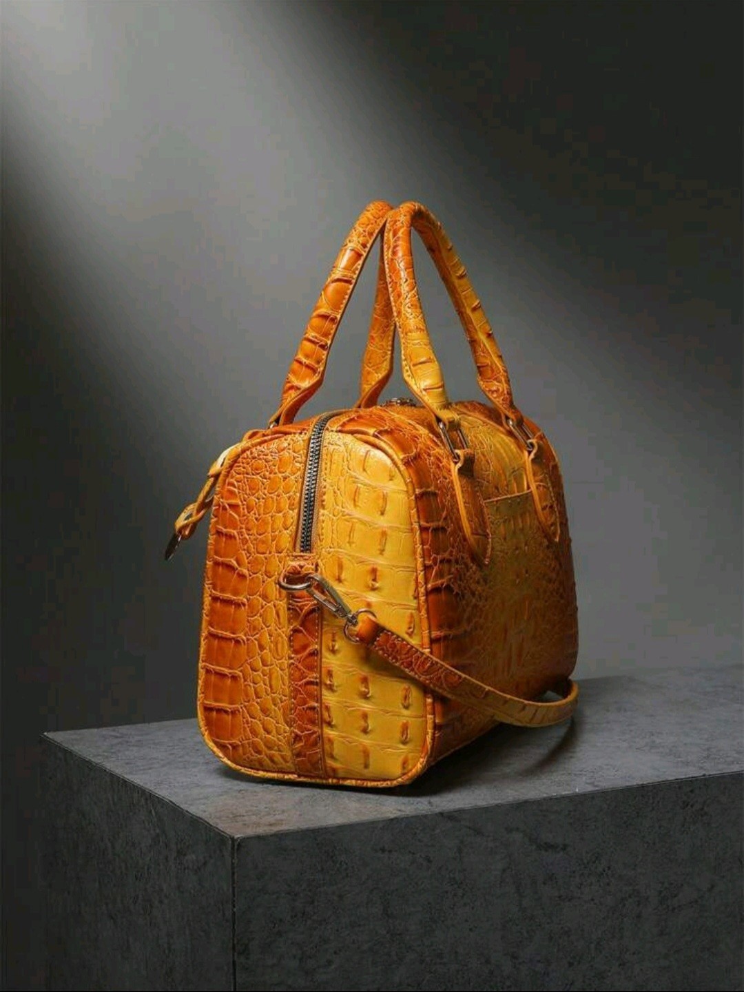 Luxury Crocodile Pattern handbag women classic Boston and Shoulder bag