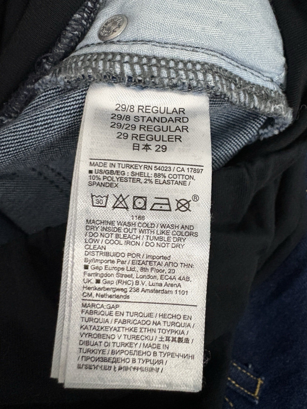 GAP Maternity Full-Panel True Skinny Jeans Dark Indigo Size 29/8R