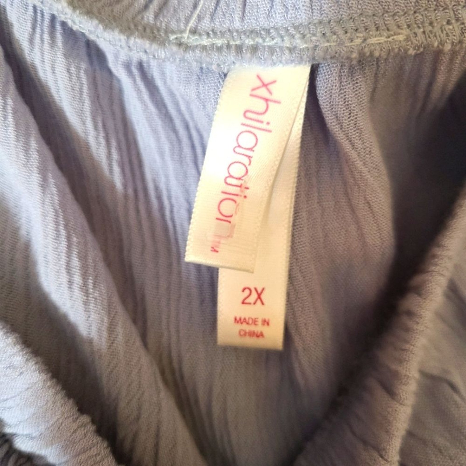Xhilaration Size 2X Gray Crinkled Gauzy Off-The-Shoulder Ruffled Blouse Bohemian