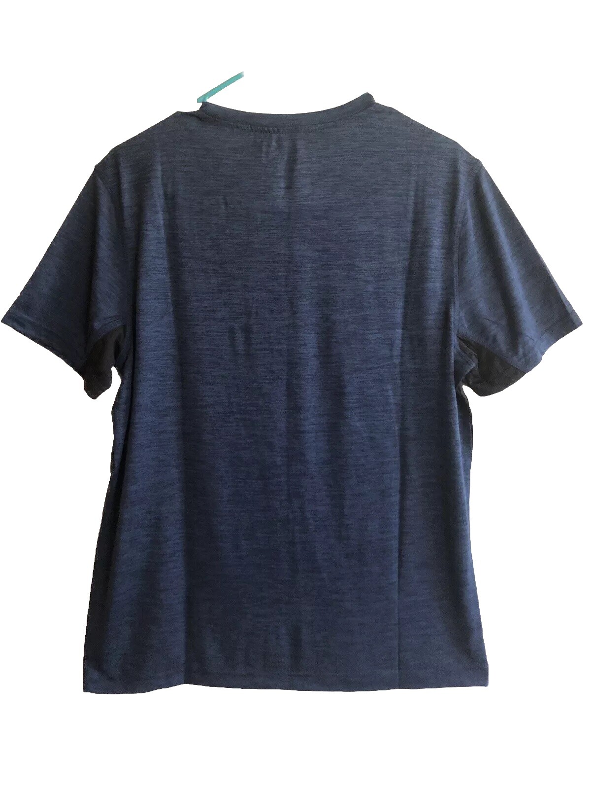 RUSSELL Mens Dri Power 360 T-Shirt Size Med 38-40 Blue Black Underarm Insert New