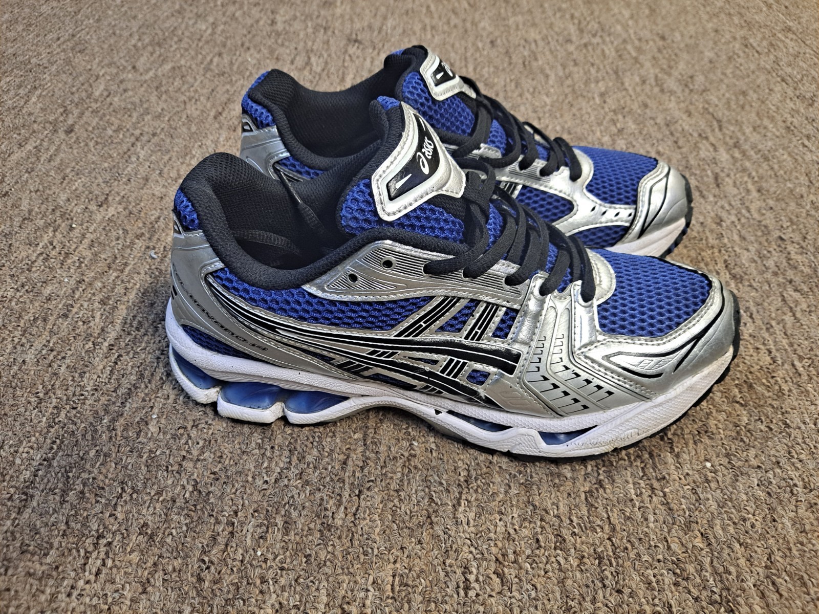 ASIC Gel Kayano 14 Monaco Blue Silver, Size 8.5