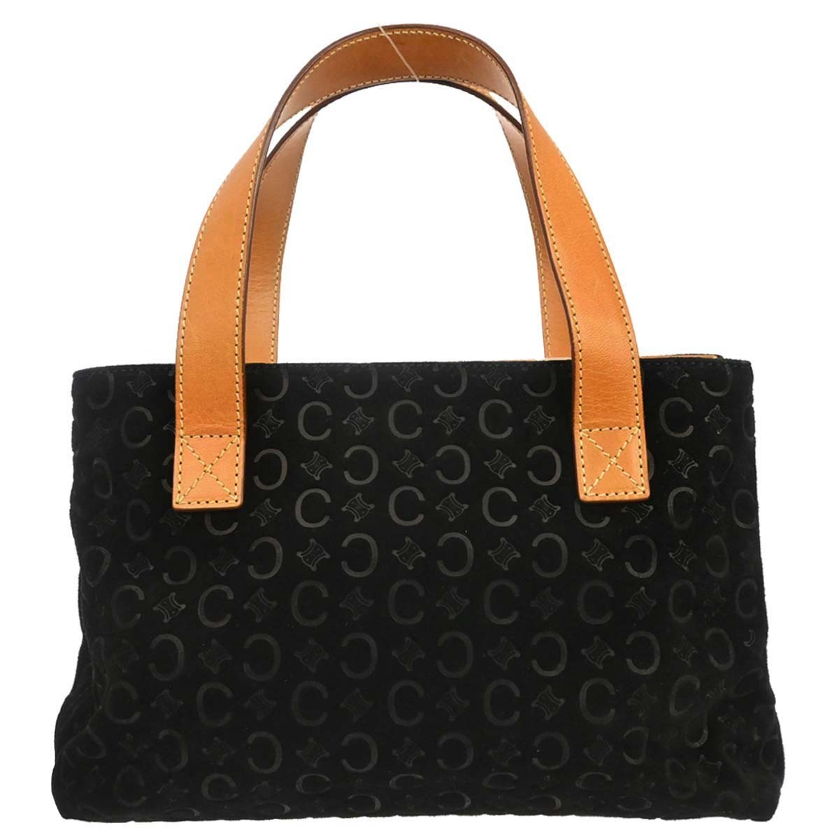 Celine Black Suede C Macadam Tote Handbag MC00/1 187226