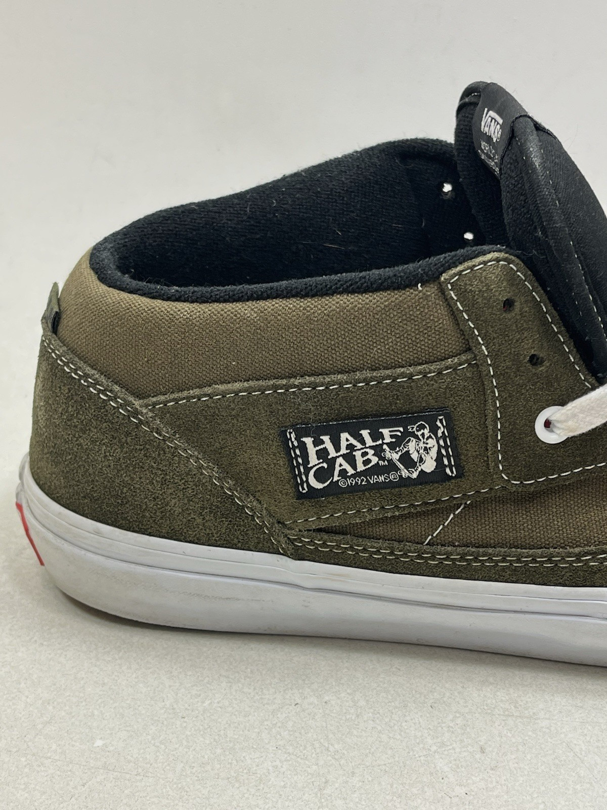Vans Half Cab ‘92 Olive Mens Sz 12 Green Shoes Sneakers Skate
