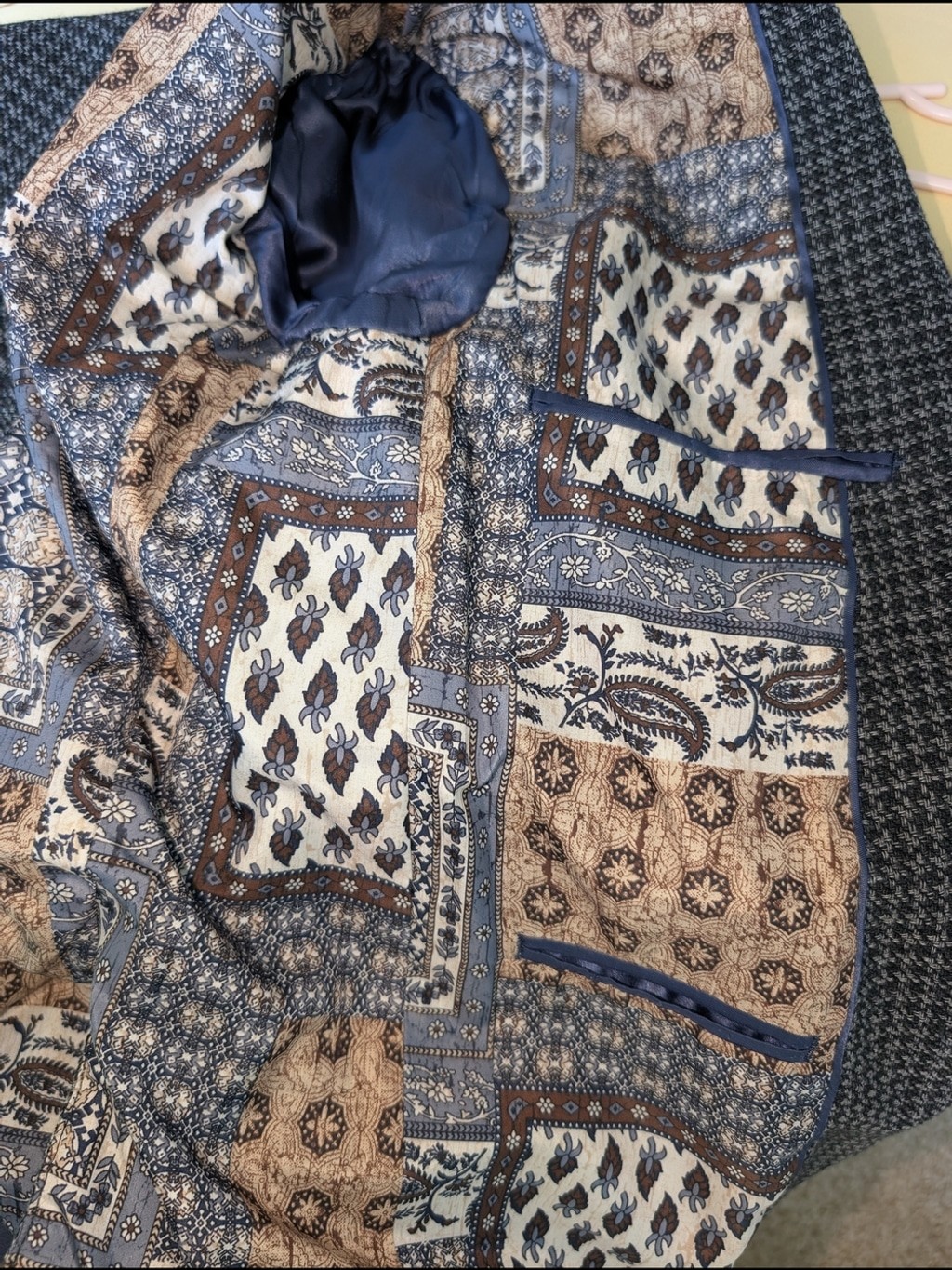 TALLIA Houndstooth Pattern Blazer Boys Size M