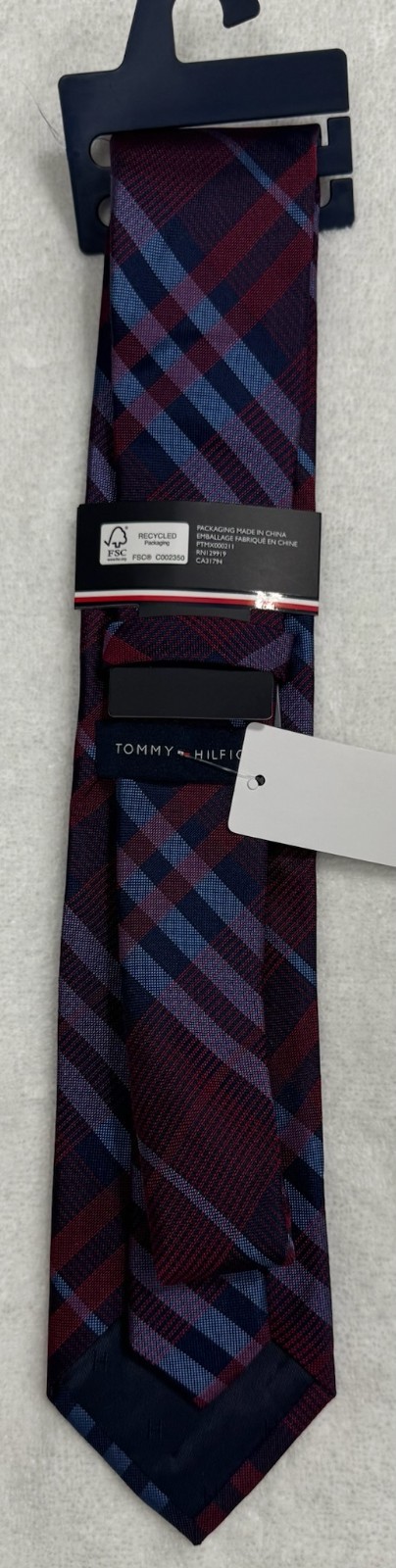 New Tommy Hilfiger Men’s Tie Multi Color Plaids $22.75