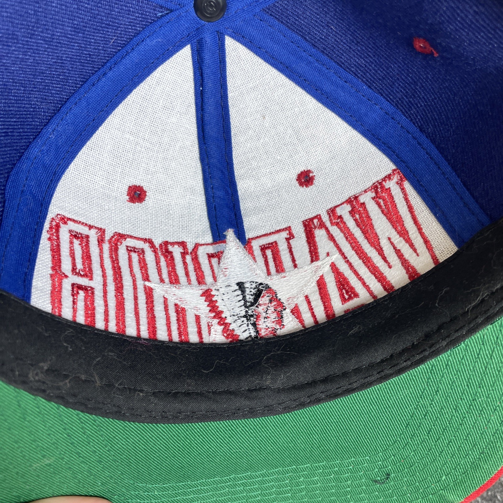 Vintage Korean War Warrior Hat Cap Snapback Re-up Second To None Veteran NWOT