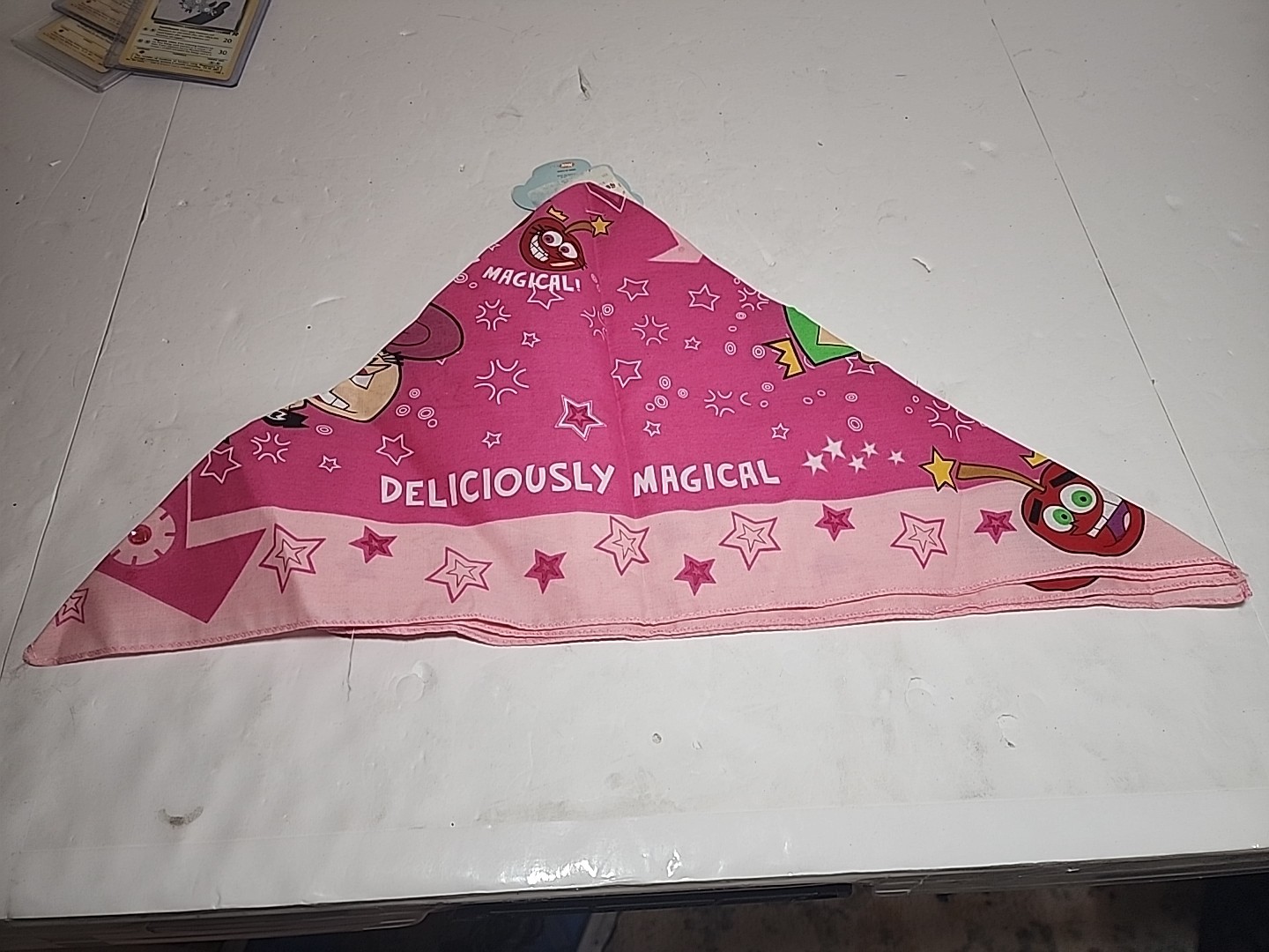 Nickelodeon Fairly Oddparents 22″ X 22″ Pink Bandana New w/ Tag