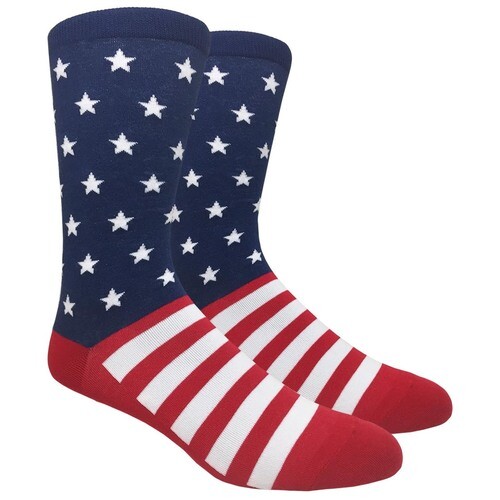 Men’s FineFit Novelty Socks – The Patriot