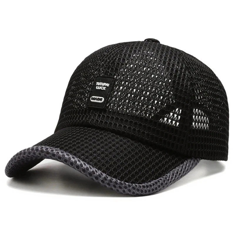 Men’s Breathable Mesh Baseball Cap Summer Outdoor Hat Trucker Cap Gym Fun Gift