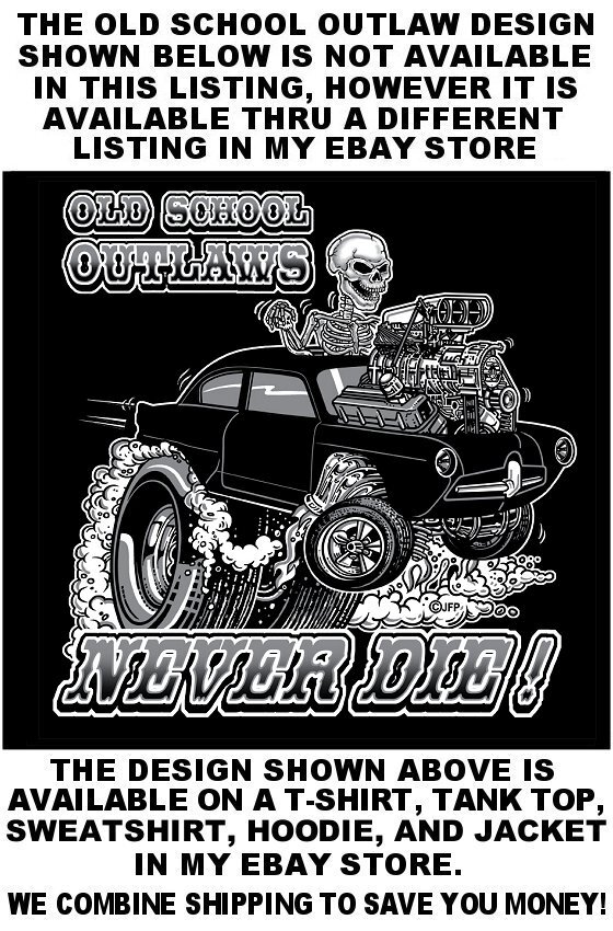 Giant Monster Rat In Blown Supercharged Hot Rat Rod Roadster Skull T-shirt WS161