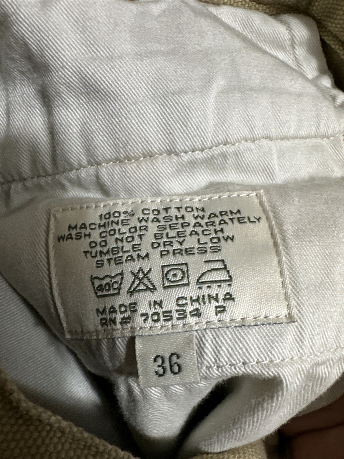 Orvis Mens Field Pants Size 36W X 32L Canvas Cotton Twill Duck Vintage 47G9