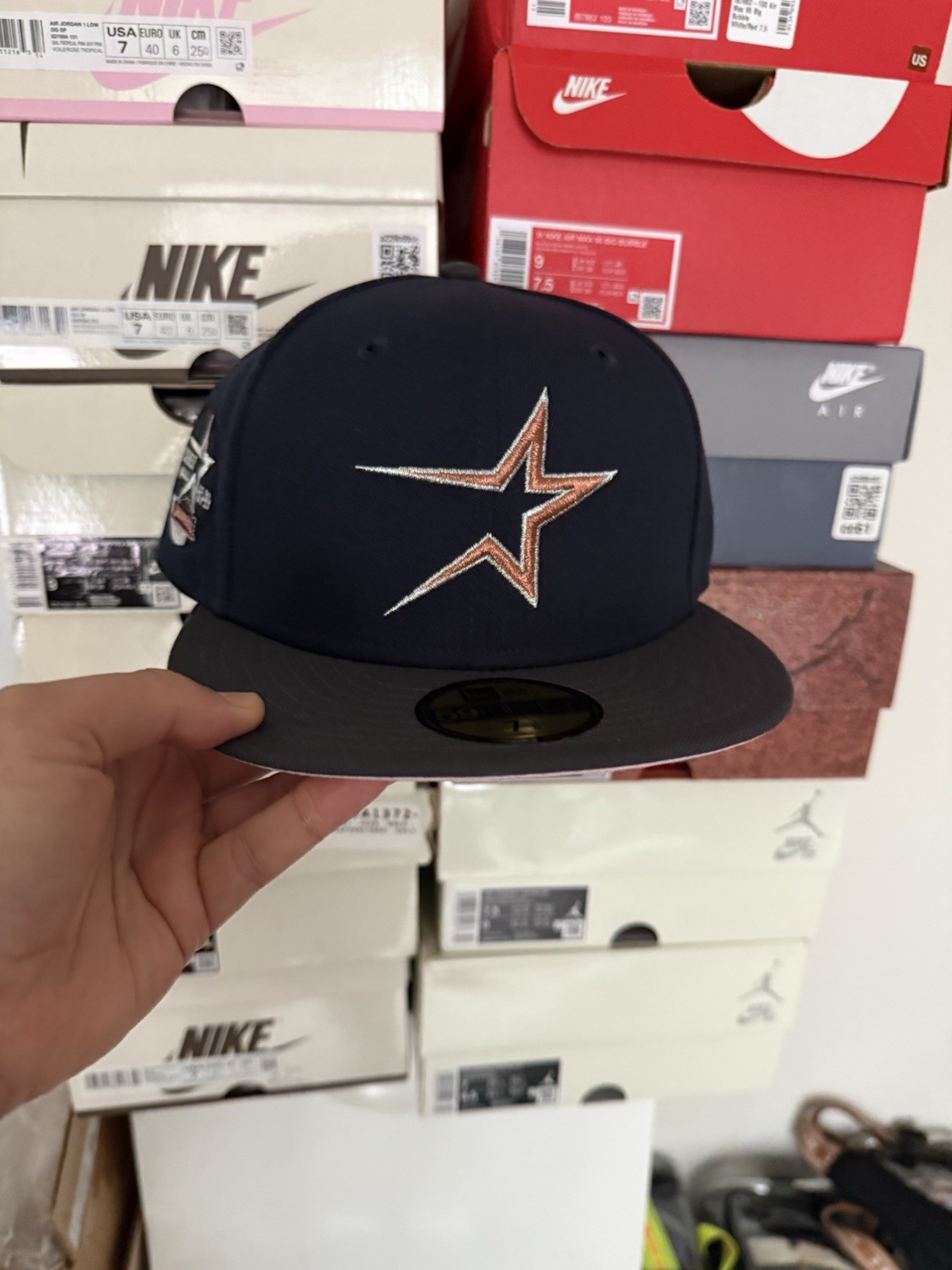 BNWT Hat Club AZ Exclusive 2Wild 2 Wilder Nights in Houston Astros 73/8