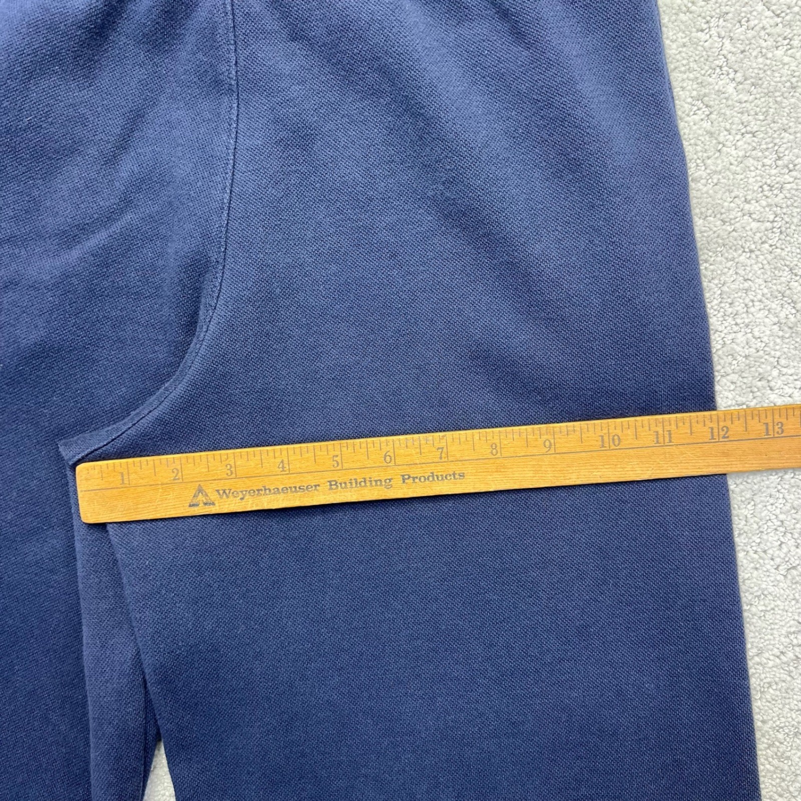 Caslon Lounge Pants Womens Small Navy Blue Wide Leg Stretch Pull On Drawstring