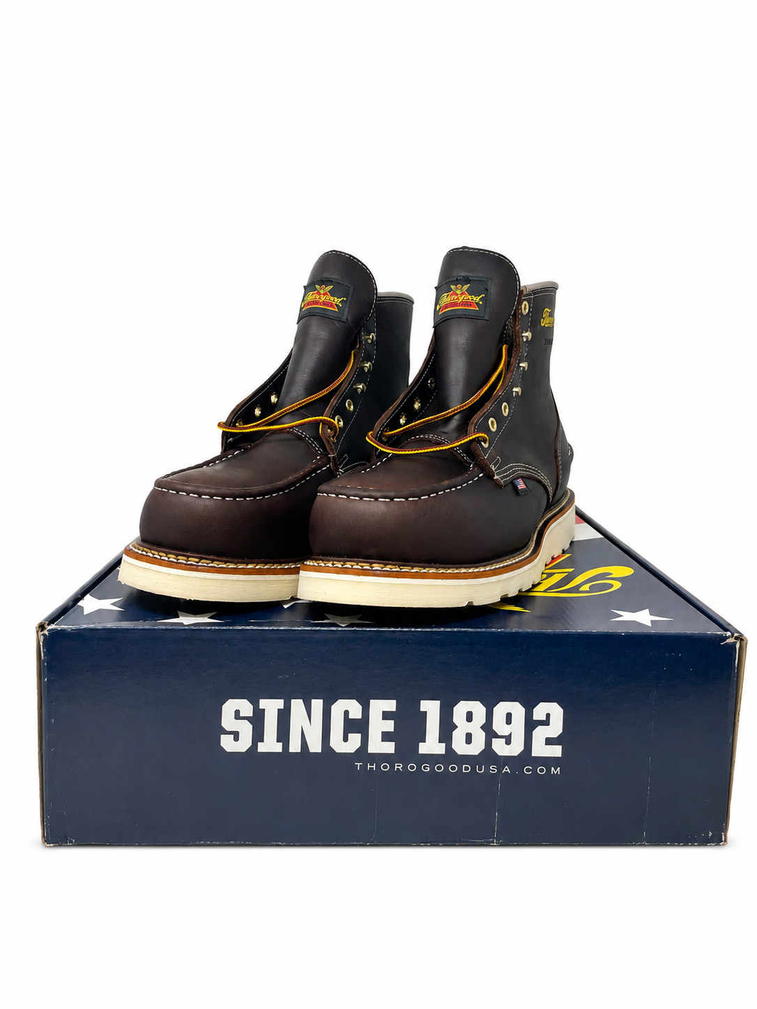 THOROGOOD 804-3600 1957 SERIES WATERPROOF STEEL TOE WORK BOOTS MENS NEW D WIDTH