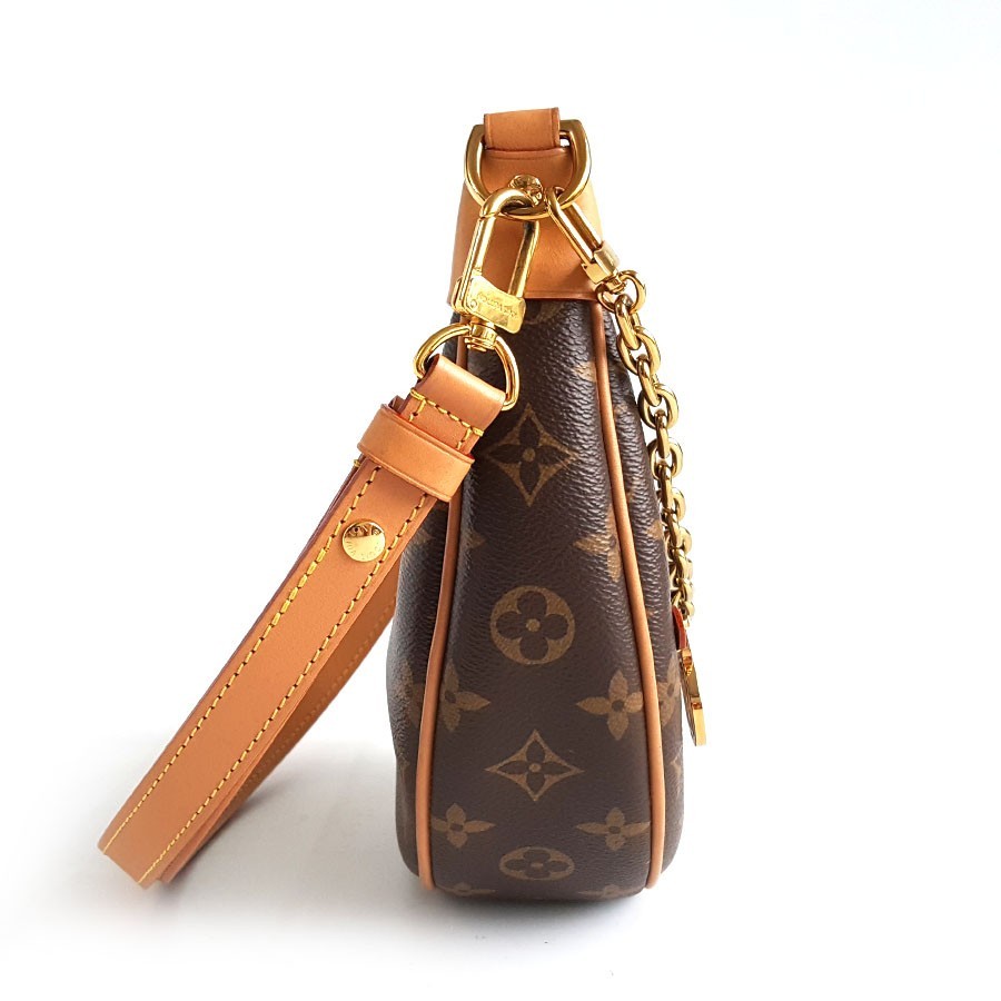 Louis Vuitton Moon Loop brown monogram canvas medium shoulder crossbody handbag