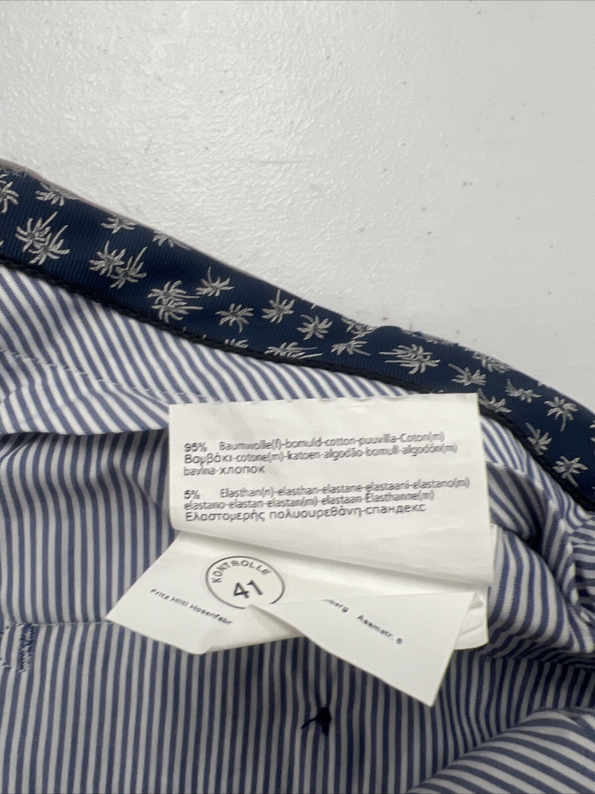 NEW WITH TAGS Hiltl Men’s Gray Solid Wool Blend Khaki Pants 36X33 $225