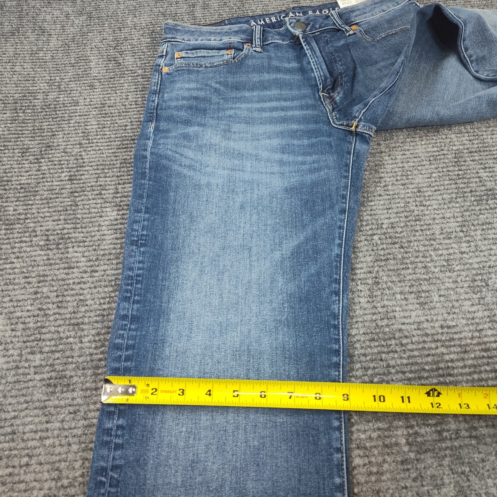 American Eagle Jeans Mens 32×34 Medium Wash Original Boot Next Level Flex