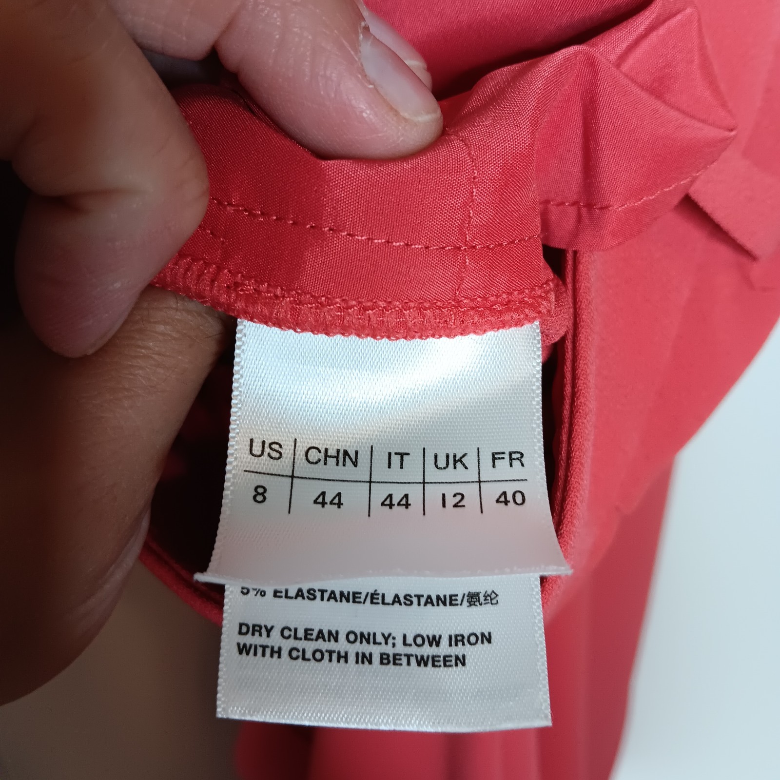 Lafayette 148 New York Suit Set Blazer 10 Pants 8 Coral 2 Piece Career Luxury