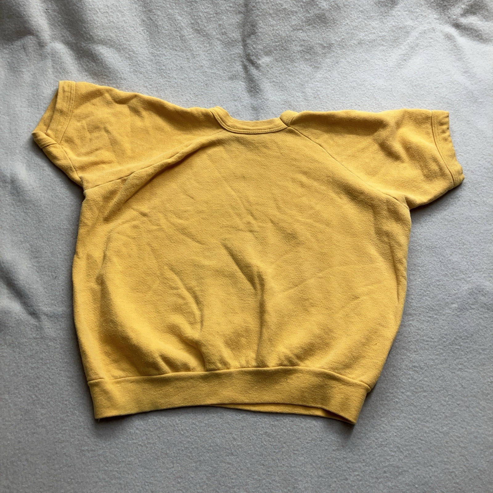 70’s Hawaii Vintage Cotton Sweatshirt Short Sleeve Small Boxy Hang Ten