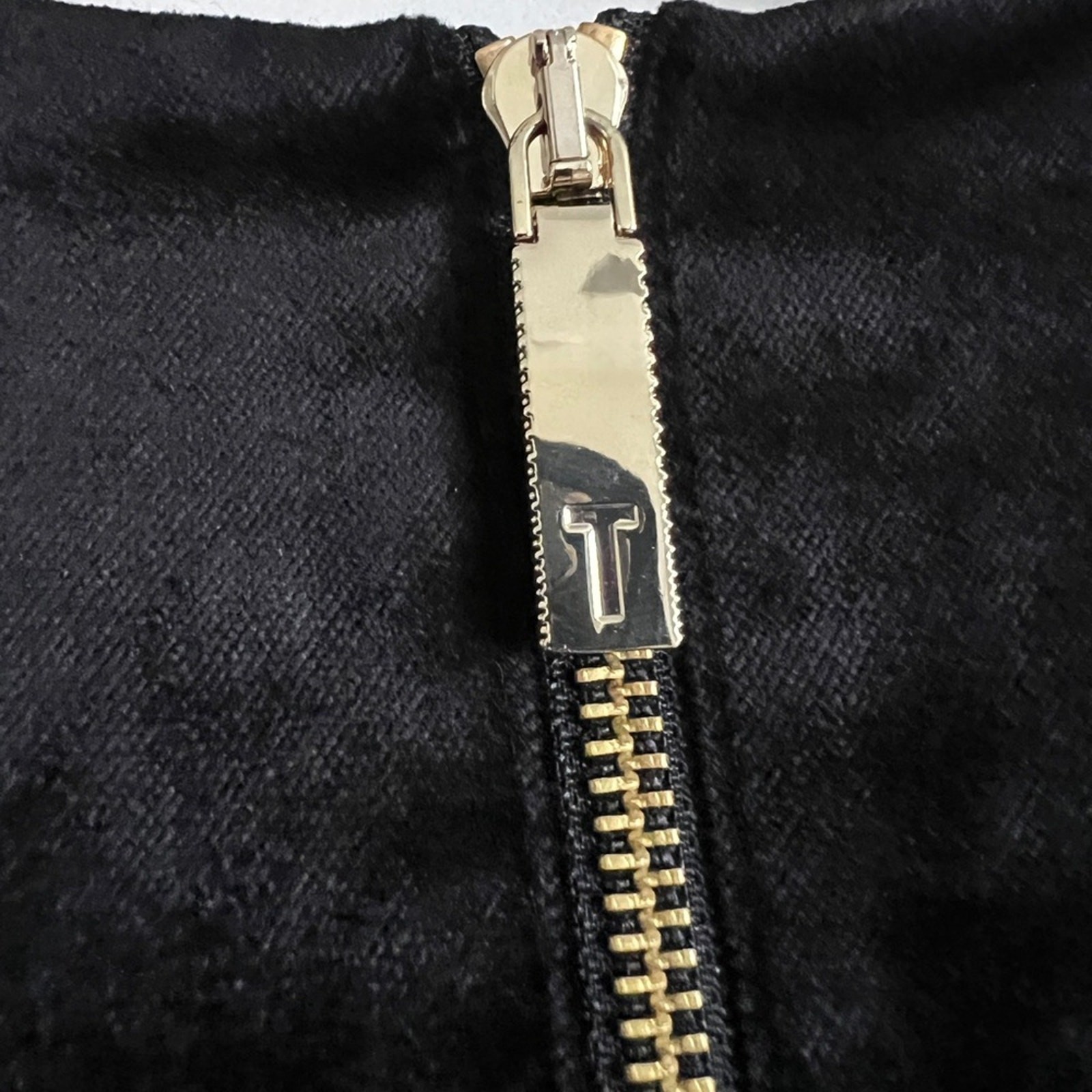 Ted Baker London Celeena Queen Bee Velvet Party Dress Gold Bee Embellished Sz 1