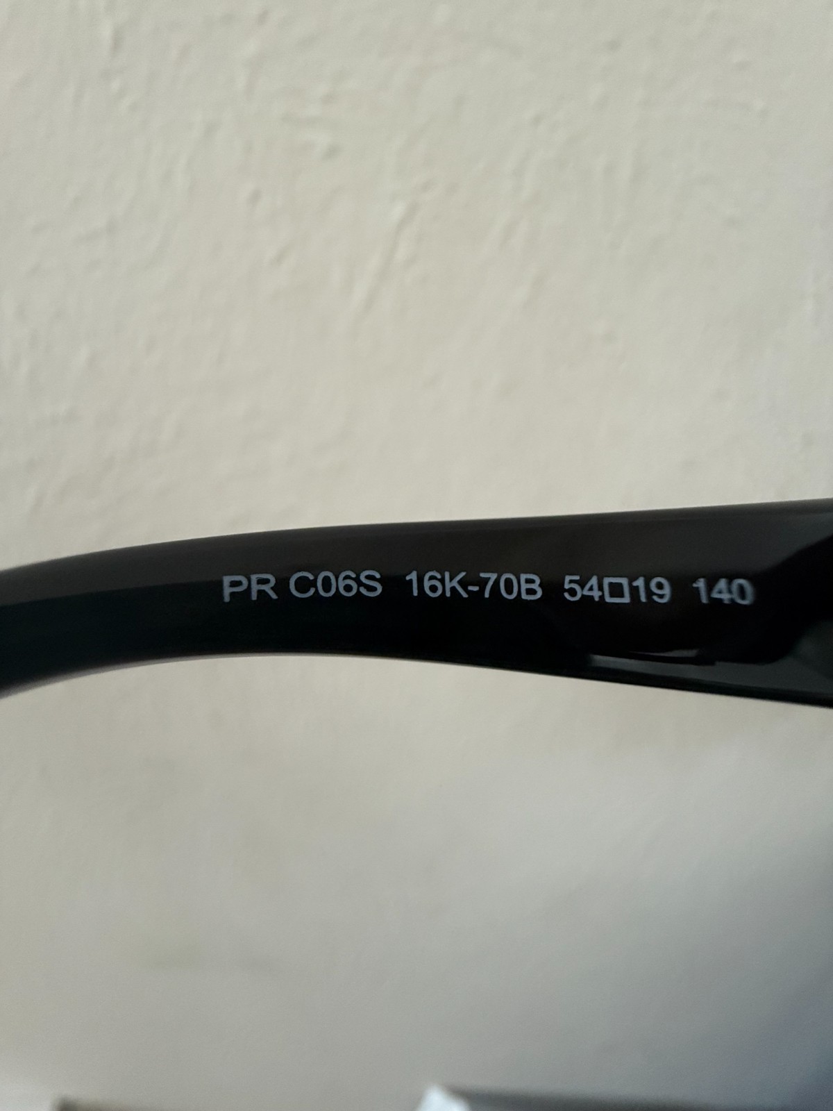 PRADA PR C06S 16K70B Black Dark Grey Women’s 50 mm Sunglasses – Ships Now