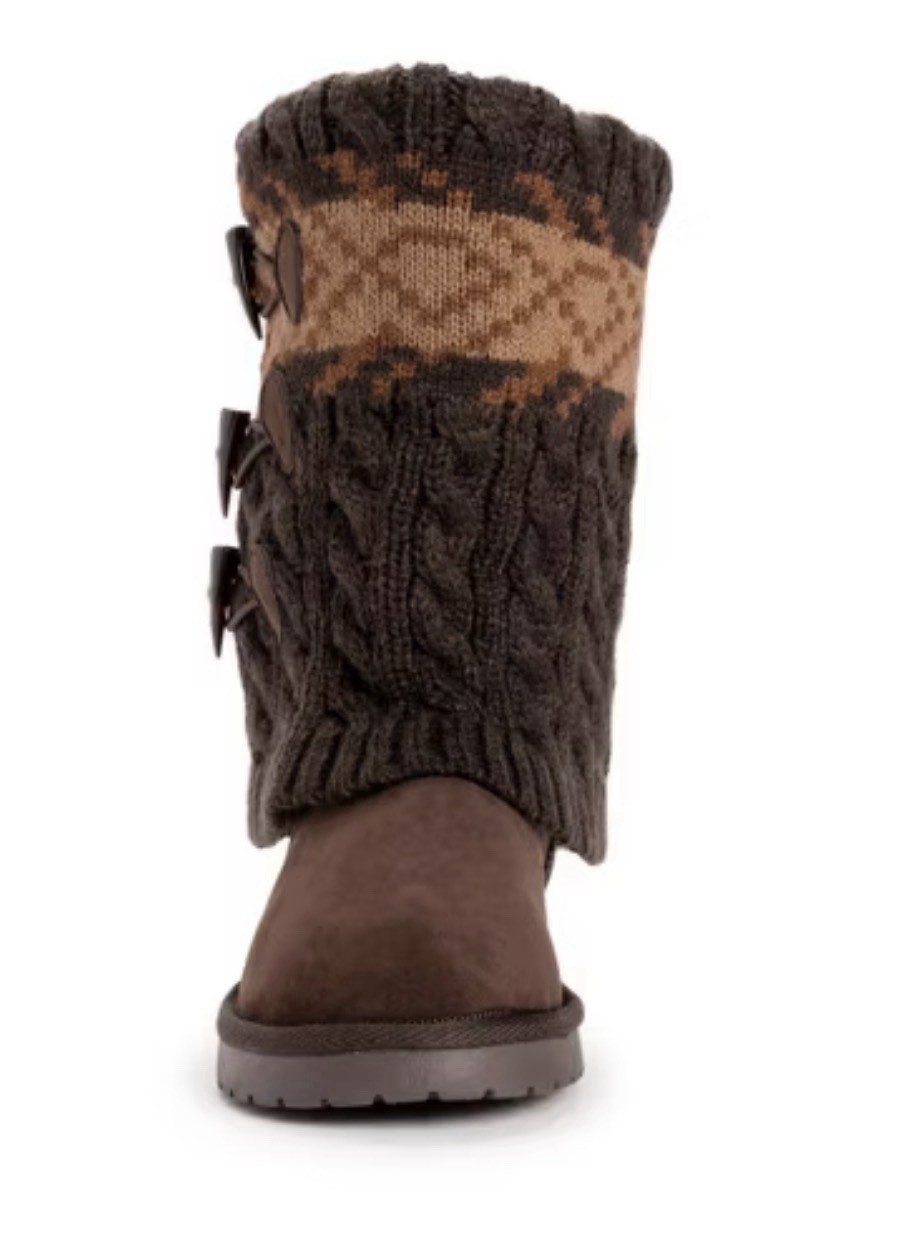 NEW – MUK LUKS Women’s Cheryl Cuff Winter Boots – Java Marl, 9W NWT
