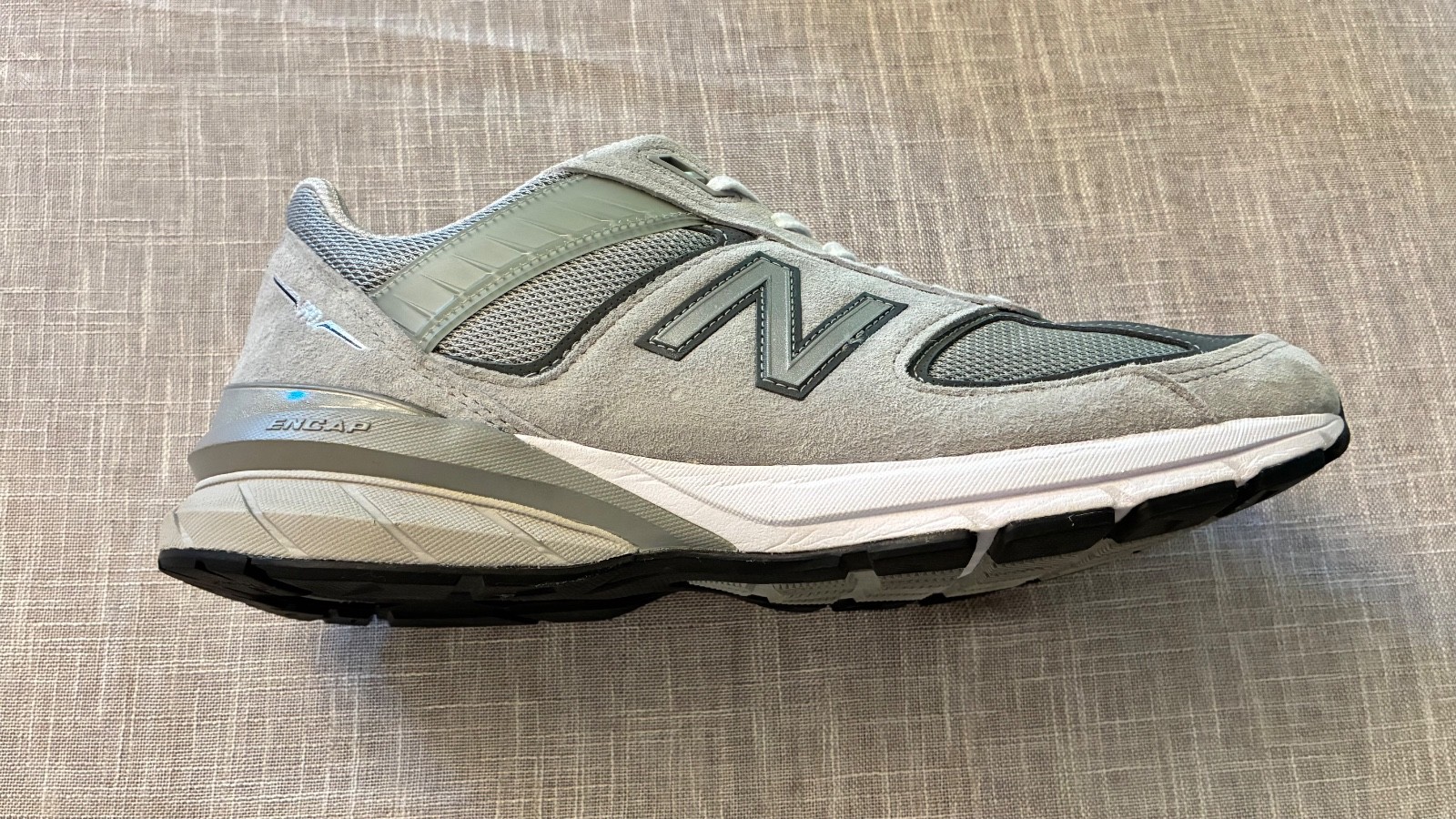 Size 12 2E – New Balance 990v5 Made in USA Low Castlerock Grey Wide