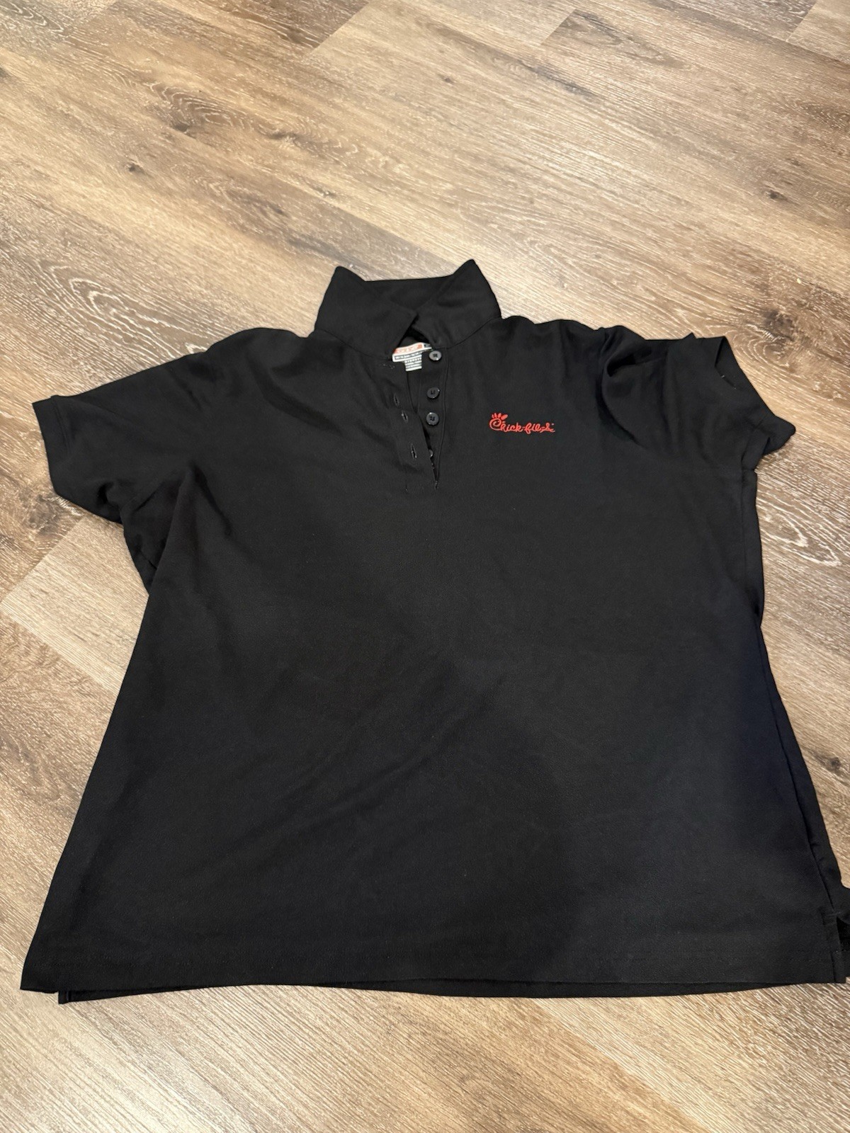 Oobe Hydrovent Men’s XL Black Solid Short Sleeve Polo Embroidered Logo