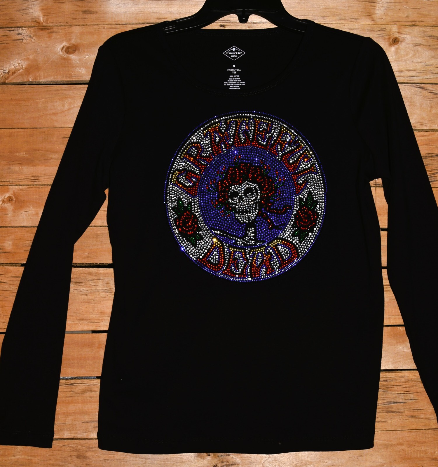 Grateful Dead rhinestone bling shirt tank XS S M L XL XXL 1X 2X 3X 4X5X
