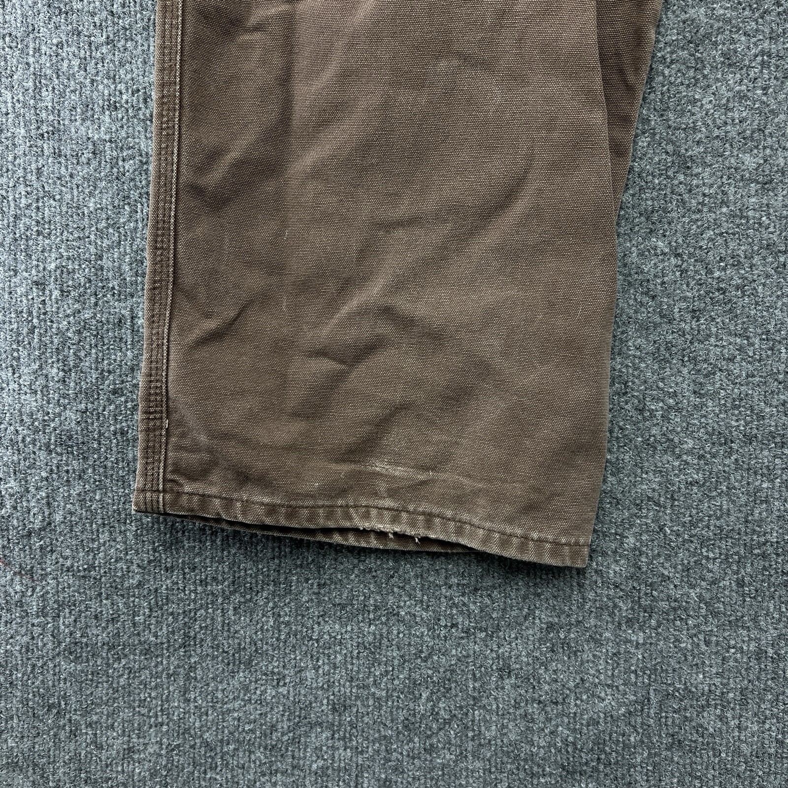 Vtg Carhartt B11-CHT Heavy Pants Mens 42×30 Brown Utility Workwear Carpenter