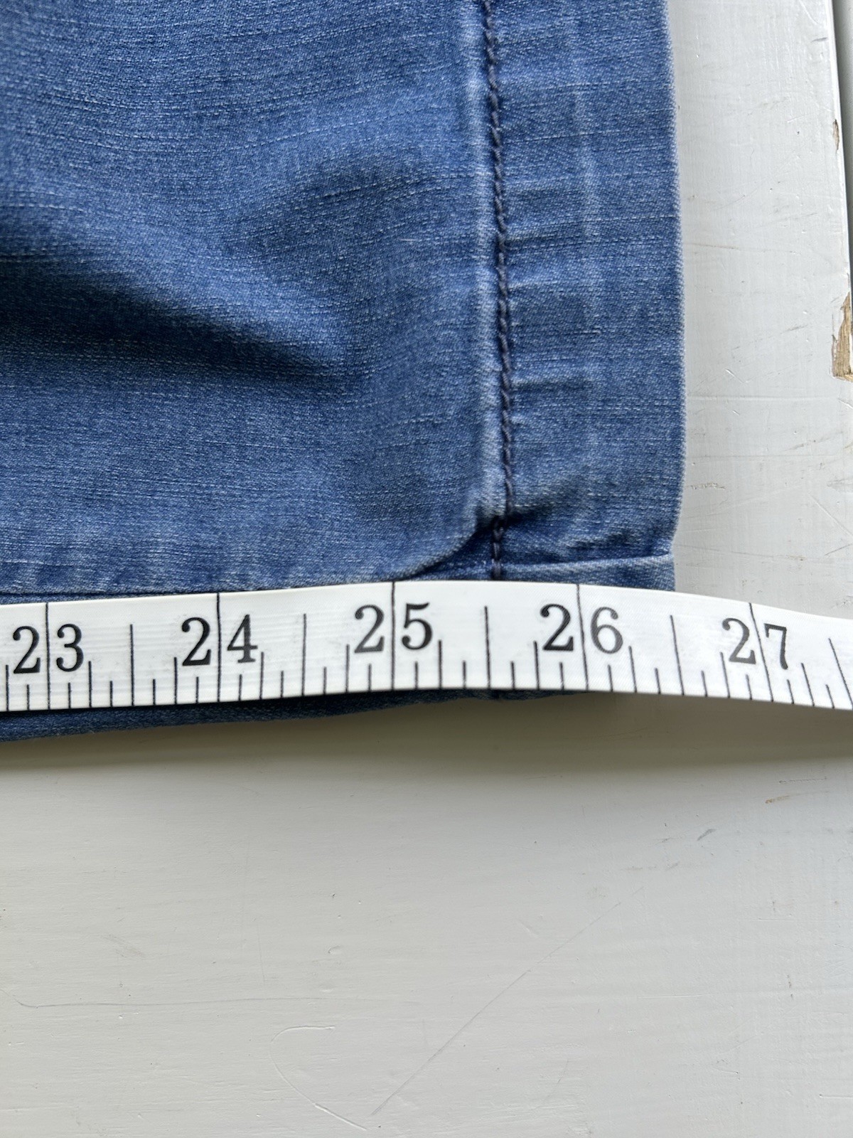 Sanctuary Denim Women’s Blue Wide-Leg Denim Pants Tie Waist Pockets M Cropped