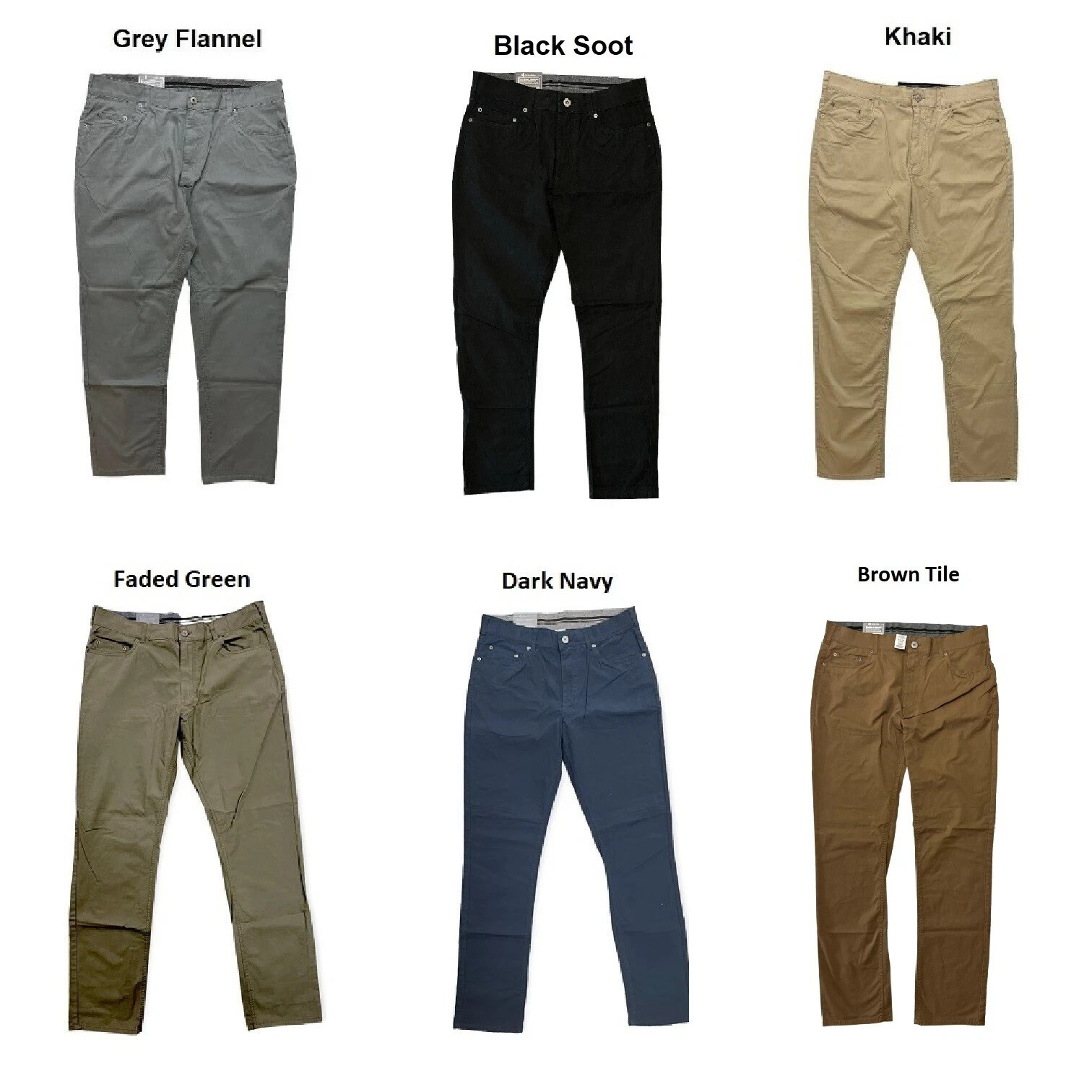 Member’s Mark Men’s Straight Fit Mason 5 Pocket Stretch Pant many Sizes & Colors
