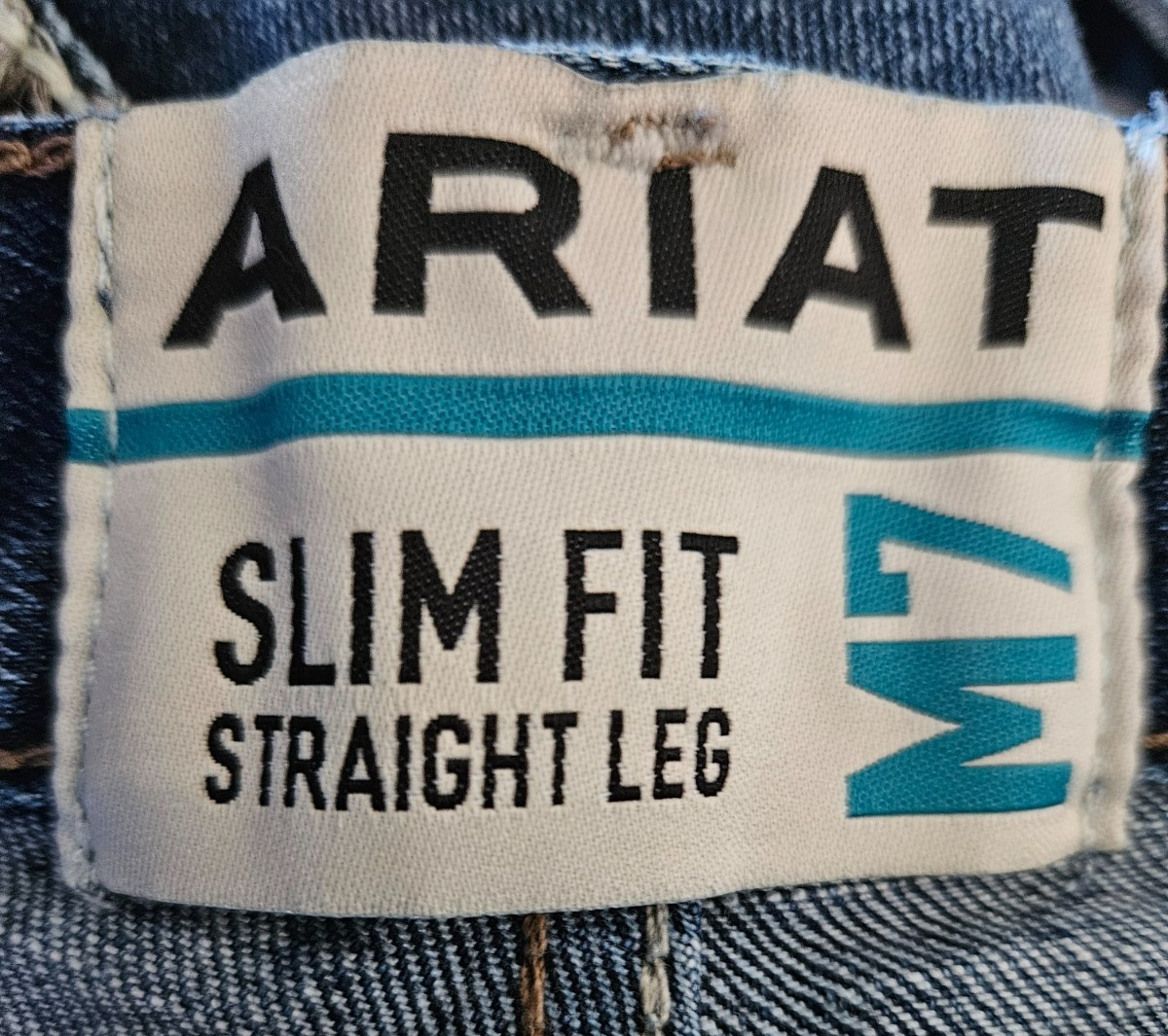 Ariat M7 Slim Straight Jeans Men’s 29×30 Blue Wash Western Rodeo Cowboy Denim