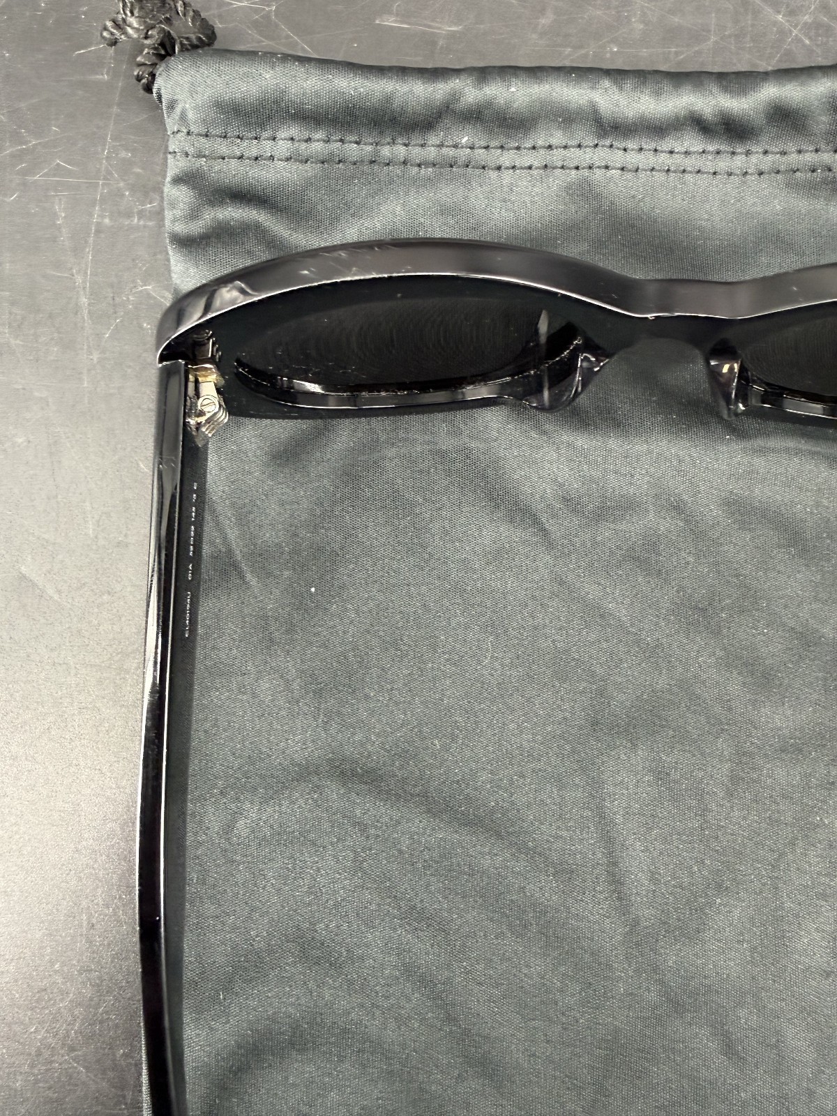 Authentic Celine CL40194U 01A 52mm Oval Black Sunglasses Grey Lens Only