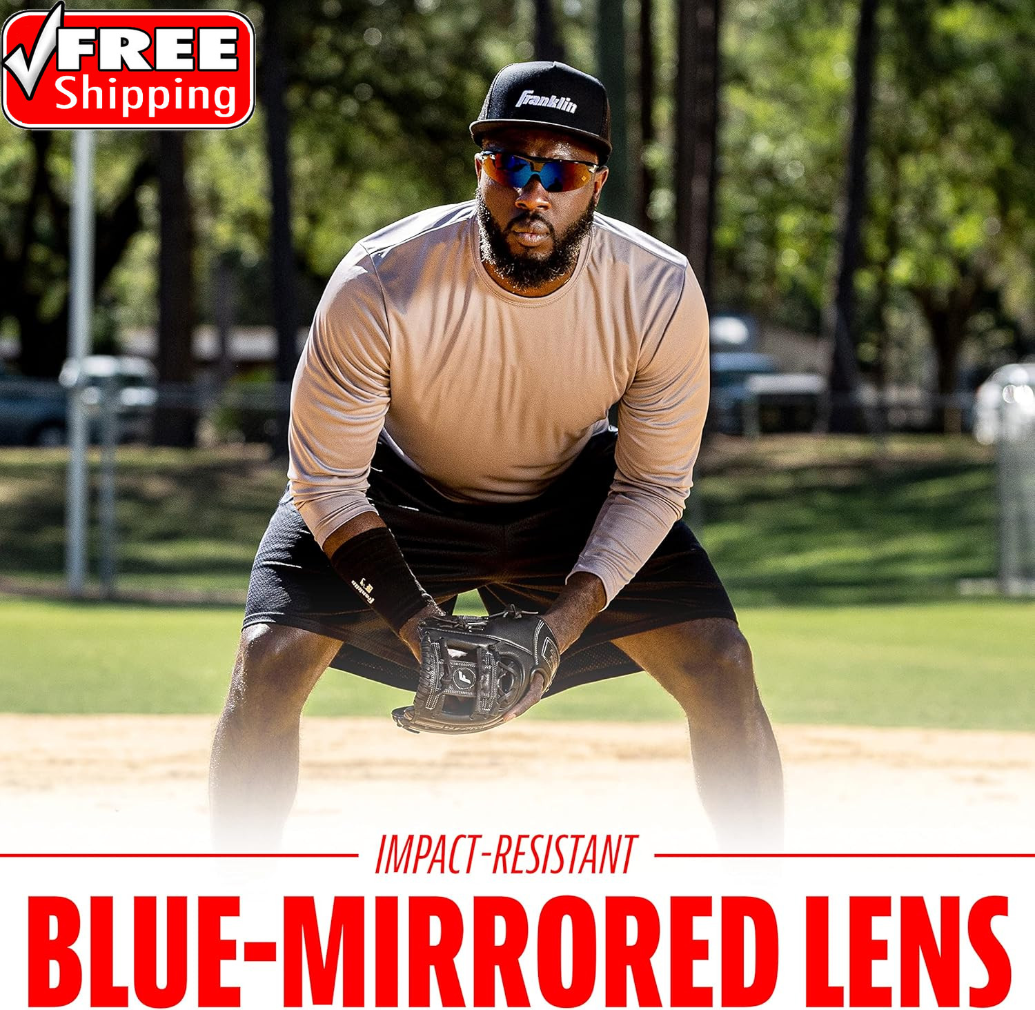 Franklin Sports Baseball + Softball Sunglasses – Men’S + Women’S Sports Sunglass