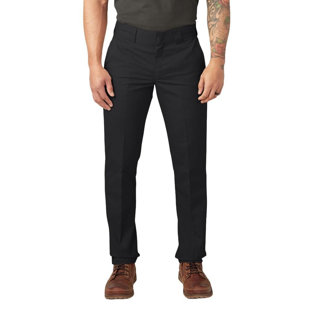 Dickies Men’s Pants Multi-Use Pocket Flex Slim Fit Tapered Leg Work Slacks A875A