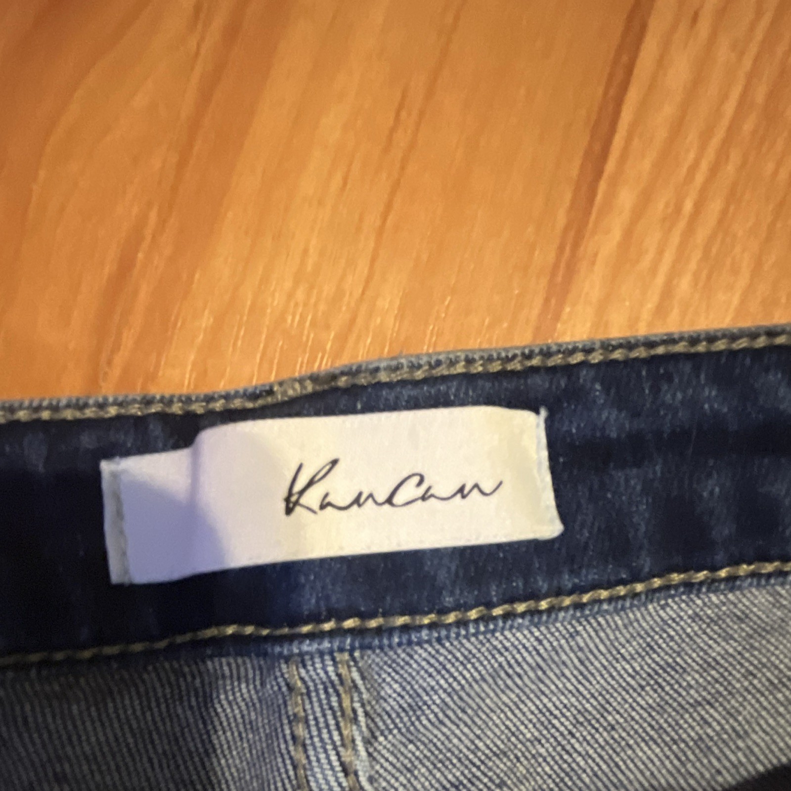 KanCan Womens Blue Dark Wash Denim Skinny Jeans Slim Fit Stretch 5-Pocket