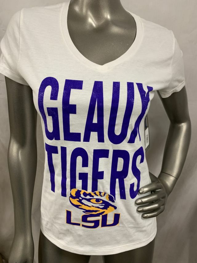 RUSSELL LSU TIGERS “GEAUX TIGERS” WOMEN’S SHIRT ASST SIZES #4