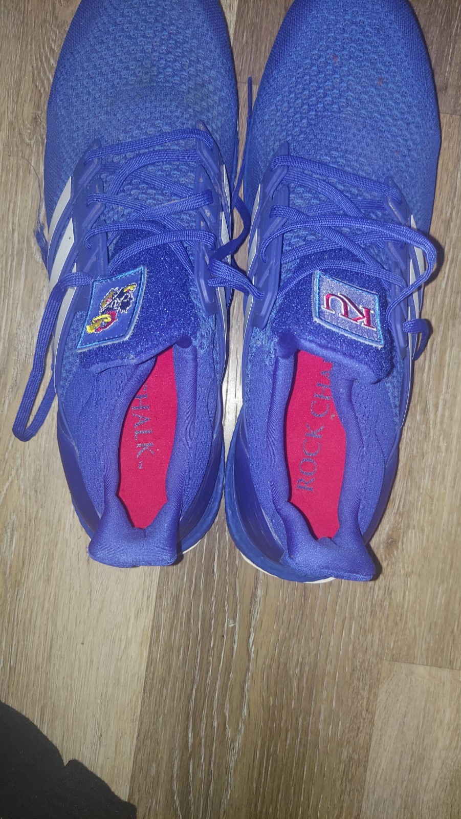 Kansas Jayhawks Blue Running Shoes Size 15