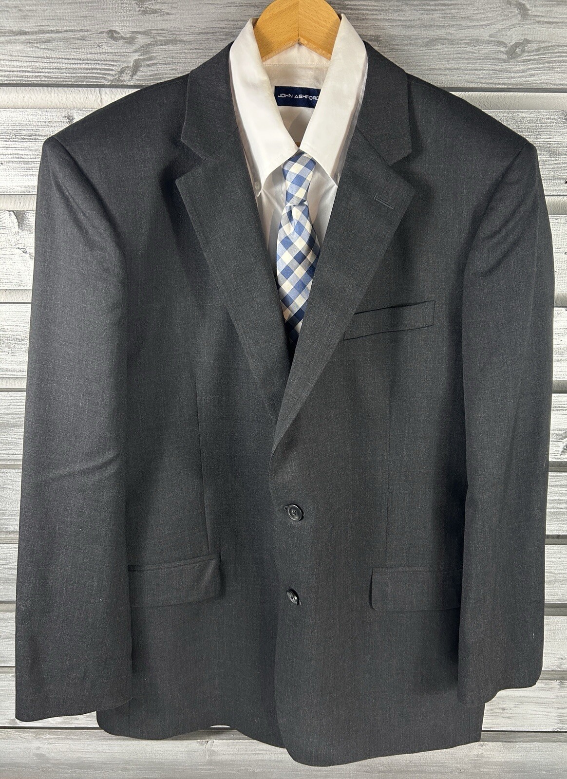 Brooks Brothers Estrato Madison 1818 Wool Sports Coat Blazer Jacket Mens 46L/W41