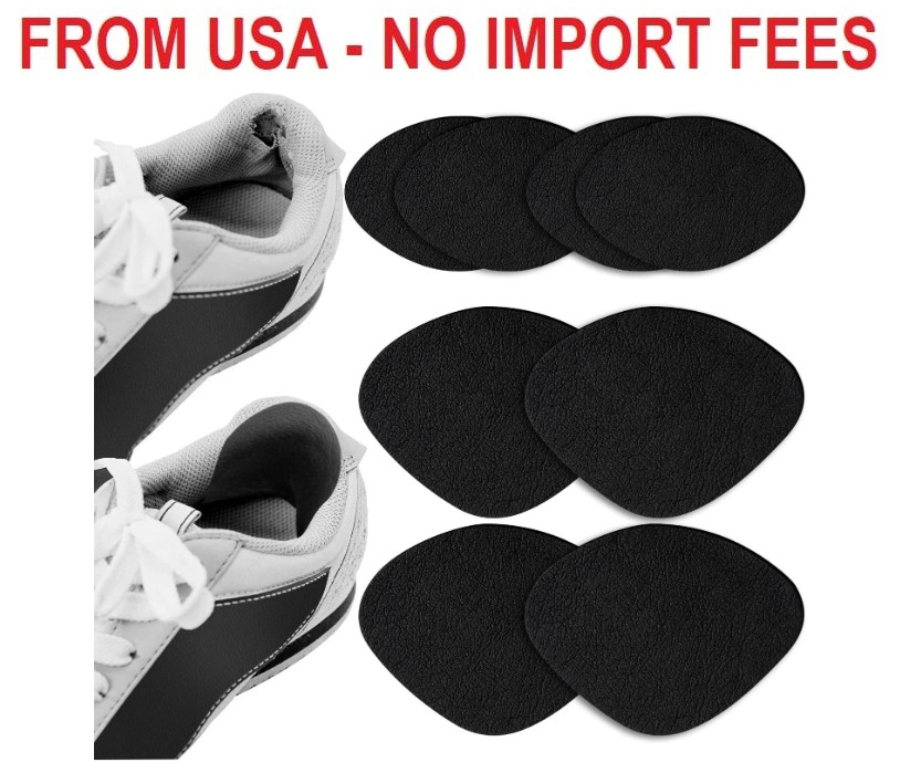 Shoe Heel Repair, 4 Pairs Adhesive Inside Shoe Heel Patch Pad for Sneaker Holes