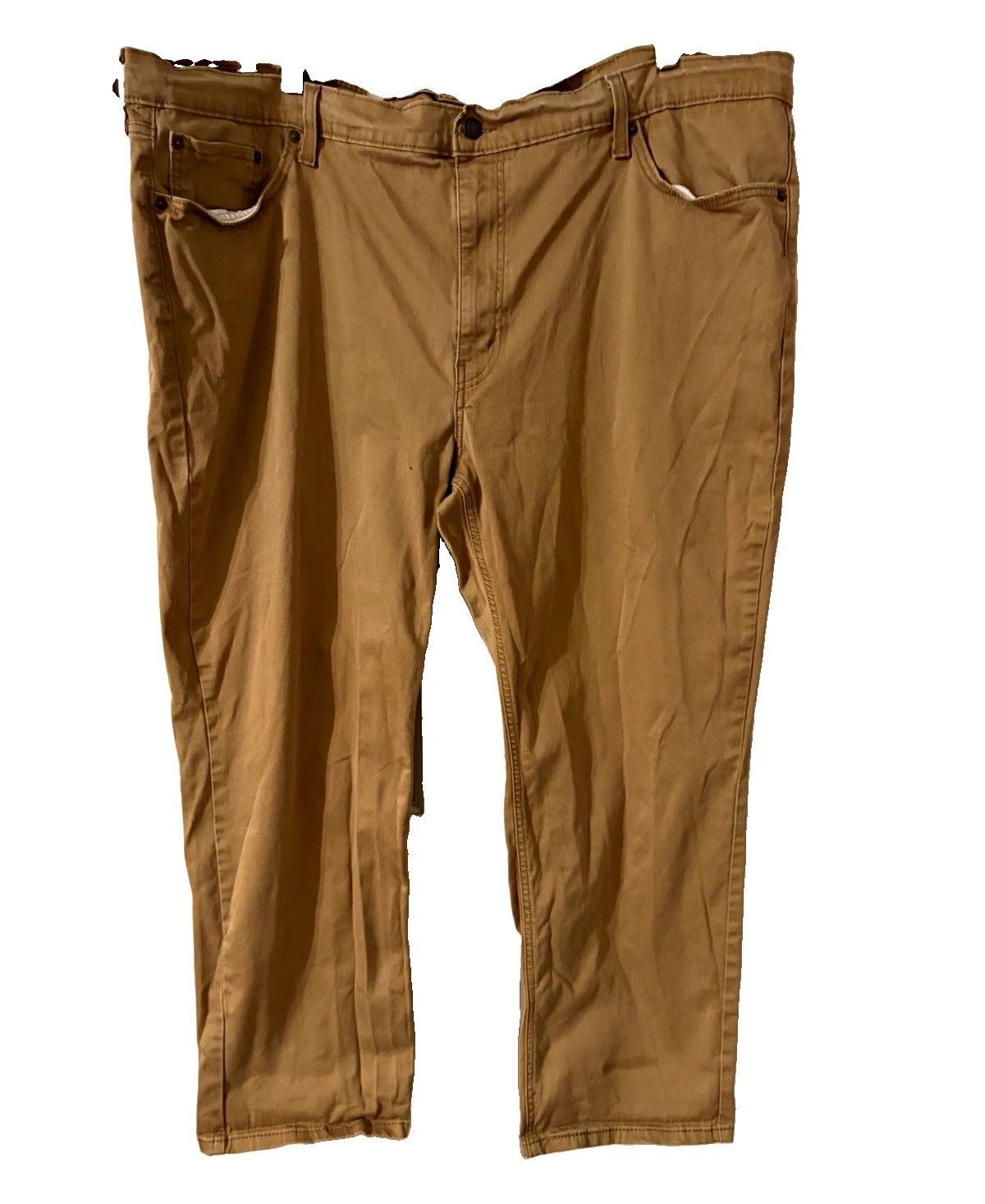 Levi’s 541 Athletic Taper Pants Men’s Big & Tall 50×29 Khaki Tan Stretch Chino