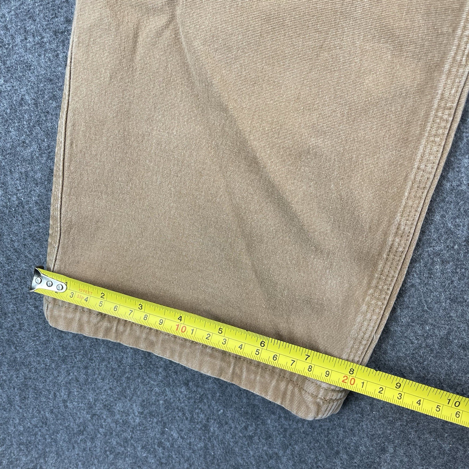 Duluth Flex Fire Hose Ultimate Relaxed Fit Cargo Work Pants Mens 36×34 Brown Tan