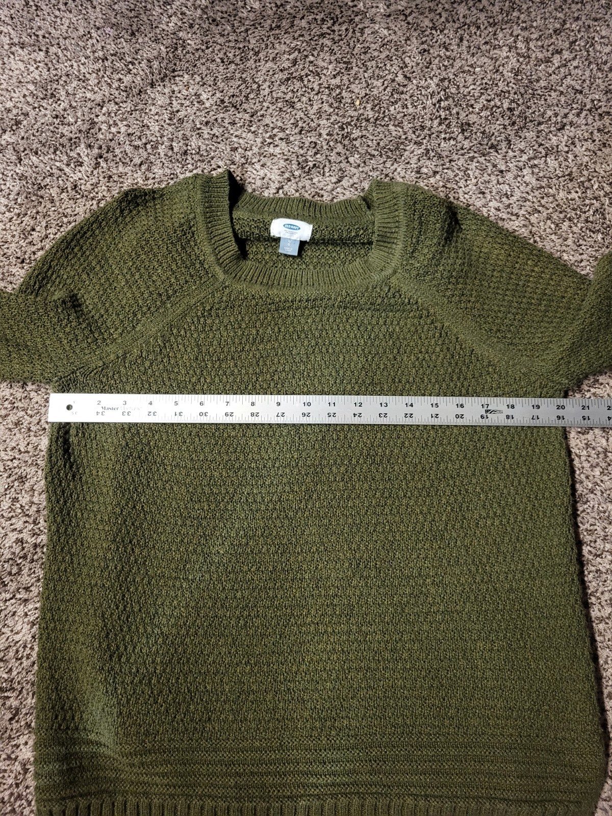 Old Navy Teal Green Cable Knit Soft Sweater Top Women’s Size Large Pre-owned GUC