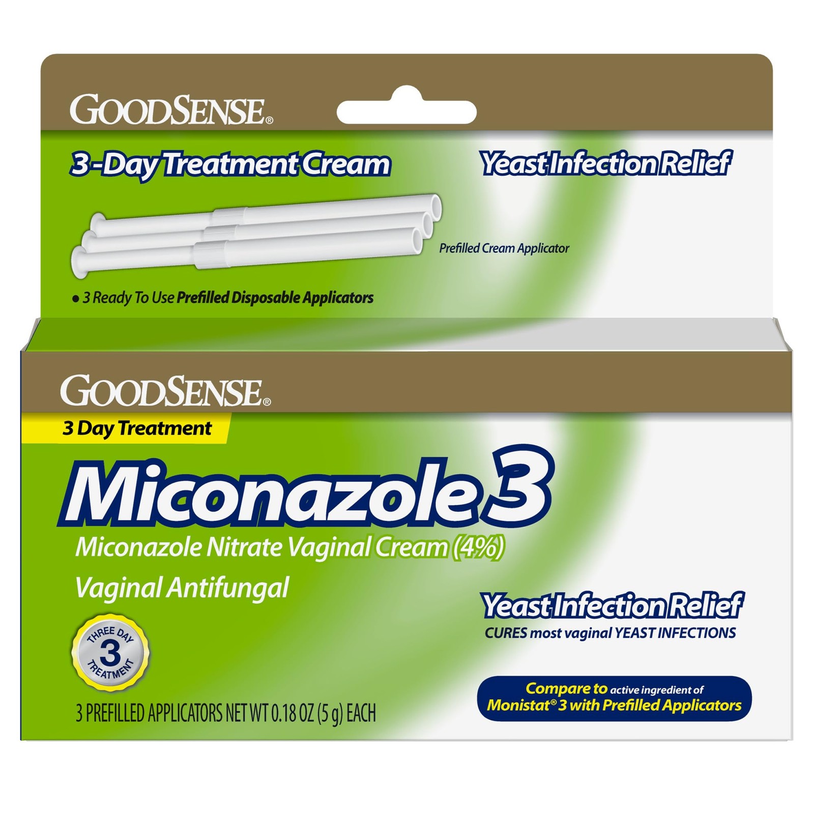 Miconazole Nitrate Vaginal Cream (4 Percent), 3-Day 15.0 Gram, Not_applicable