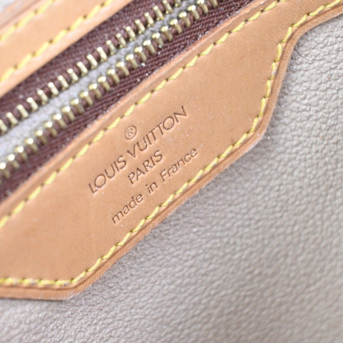 LOUIS VUITTON BUCKET GM Shoulder Tote Bag Monogram Leather Brown M42236 33TA609