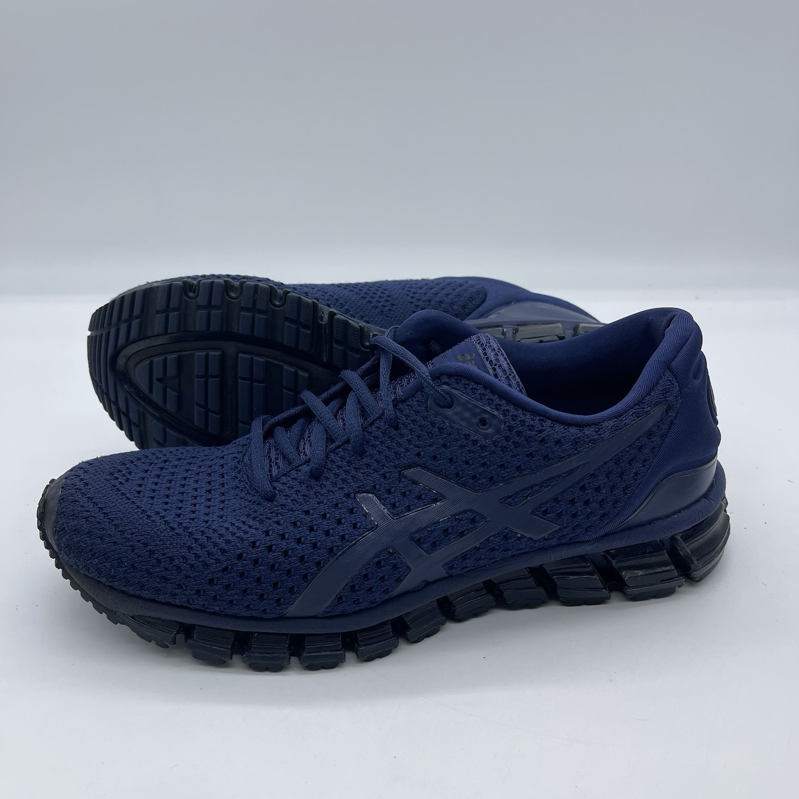 ASICS Gel Quantum 360 Knit Men’s Size 7 Running Shoes T840N Navy Blue Sneakers
