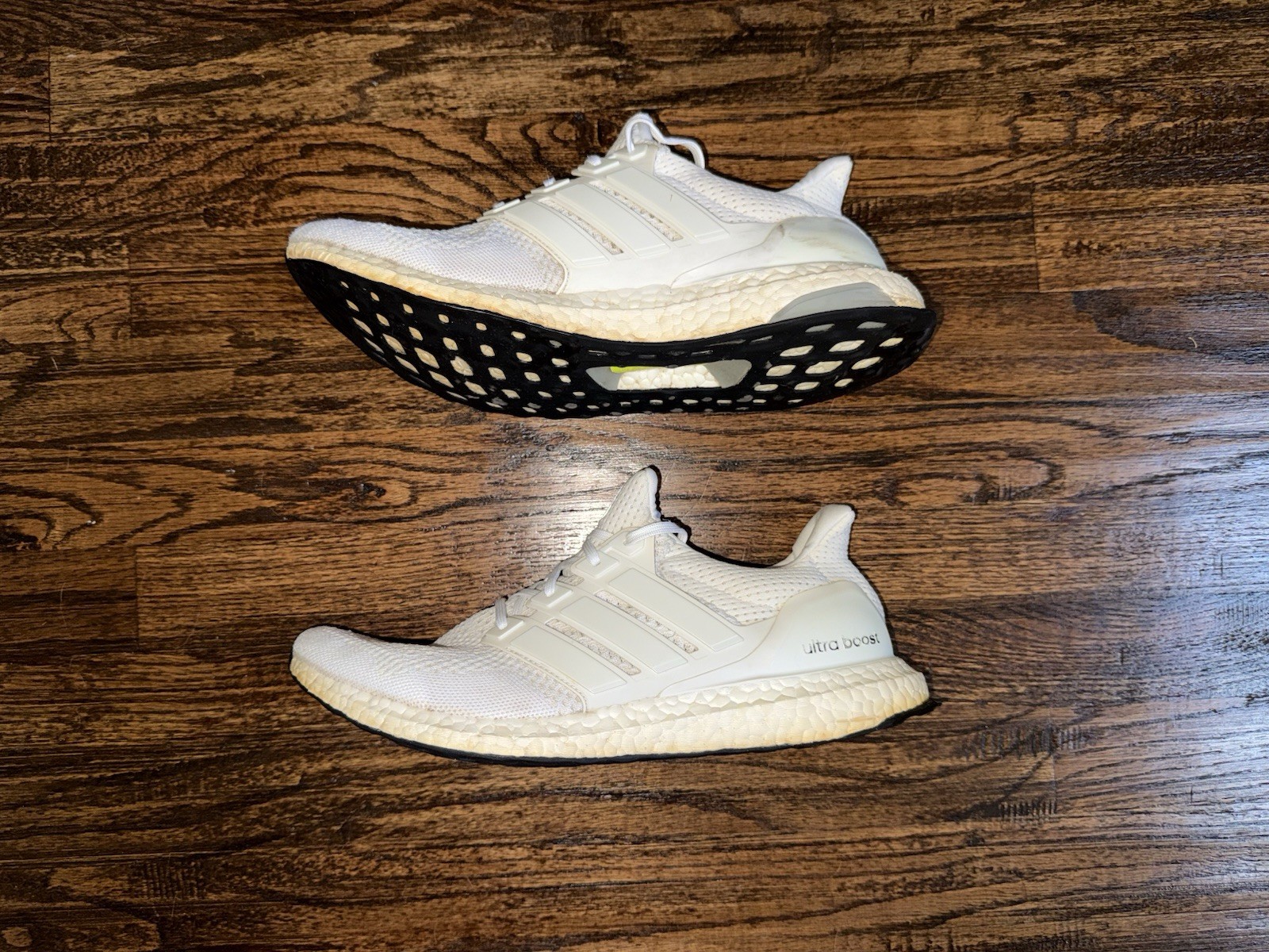 Adidas UltraBoost 1.0 Triple White (2015) Sneakers Size 11.5 Running Shoes
