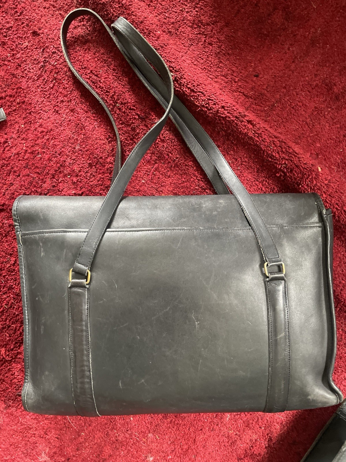 vintage Coach black envelope shoulder bag 5190